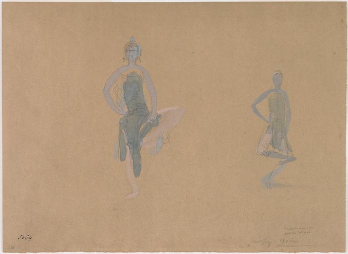 DEUX DANSEUSES CAMBODGIENNES_0
