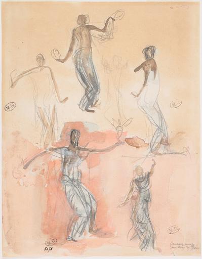 SIX ETUDES DE DANSEUSES CAMBODGIENNES_0