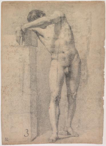ACADEMIE D'HOMME AUX BRAS POSES SUR UN SOCLE_0