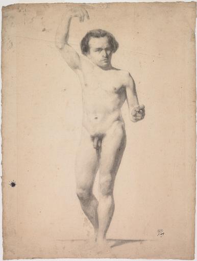 ACADEMIE D'HOMME AU BRAS LEVE_0