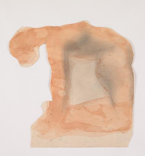 FEMME NUE AGENOUILLEE, DE PROFIL ET RENVERSEE JUSQU'AUX CHEVILLES_0