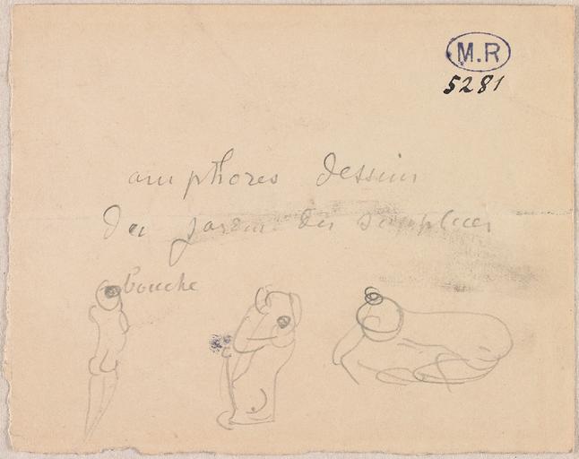 TROIS CROQUIS POUR LE JARDIN DES SUPPLICES D'OCTAVE MIRBEAU_0
