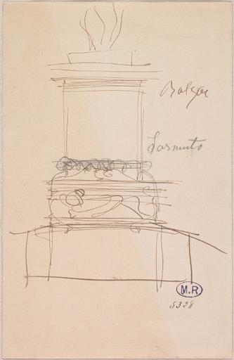 PROJET DE PIEDESTAL POUR LE BALZAC ET POUR LE MONUMENT A SARMIENTO_0