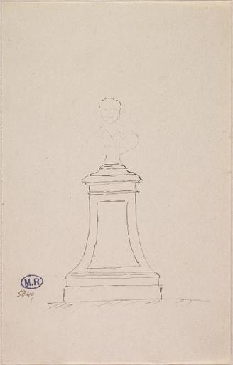 ETUDE DE SOCLE POUR LE MONUMENT HENRI BECQUE_0