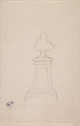 ETUDE DE SOCLE POUR LE MONUMENT HENRI BECQUE_0