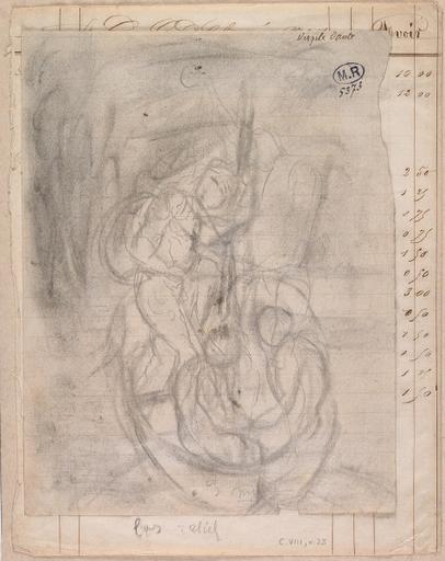 DANTE ET VIRGILE SUR UNE BARQUE_0
