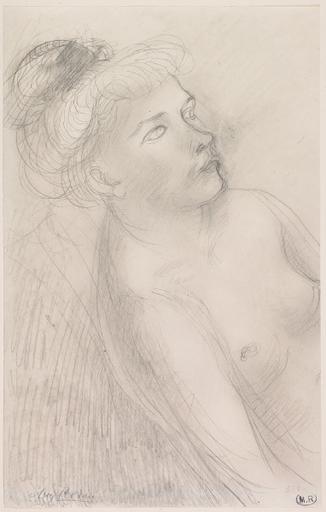 BUSTE DE FEMME AU CHIGNON_0