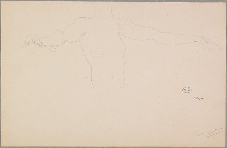 TORSE DE FEMME NUE AUX BRAS OUVERTS DITE LA DANSEUSE RUTH_0