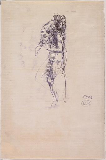 FEMME NUE ETREIGNANT UN ENFANT_0