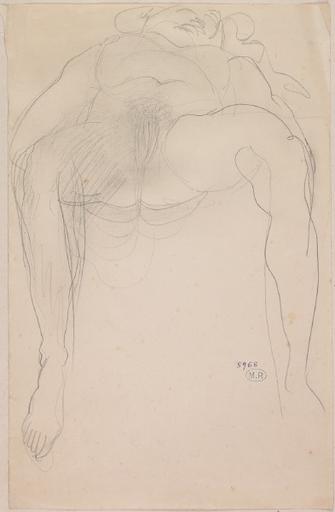 FEMME NUE SUR LE DOS, DE FACE JAMBES ECARTEES_0