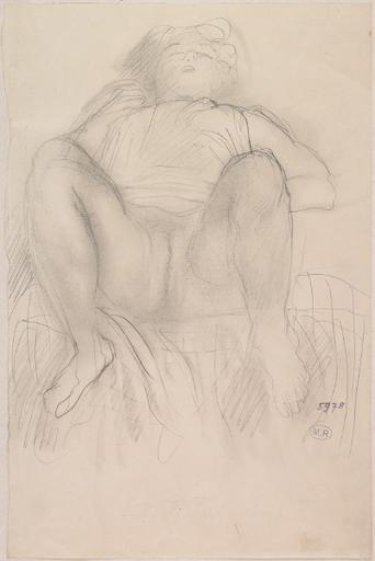 FEMME SUR LE DOS, DE FACE AUX JAMBES SOULEVEES ET ECARTEES_0