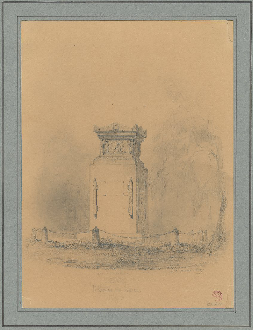 VUE DES ENVIRONS DE STRASBOURG : MONUMENT DE DESAIX SUR LA ROUTE DU RHIN_0