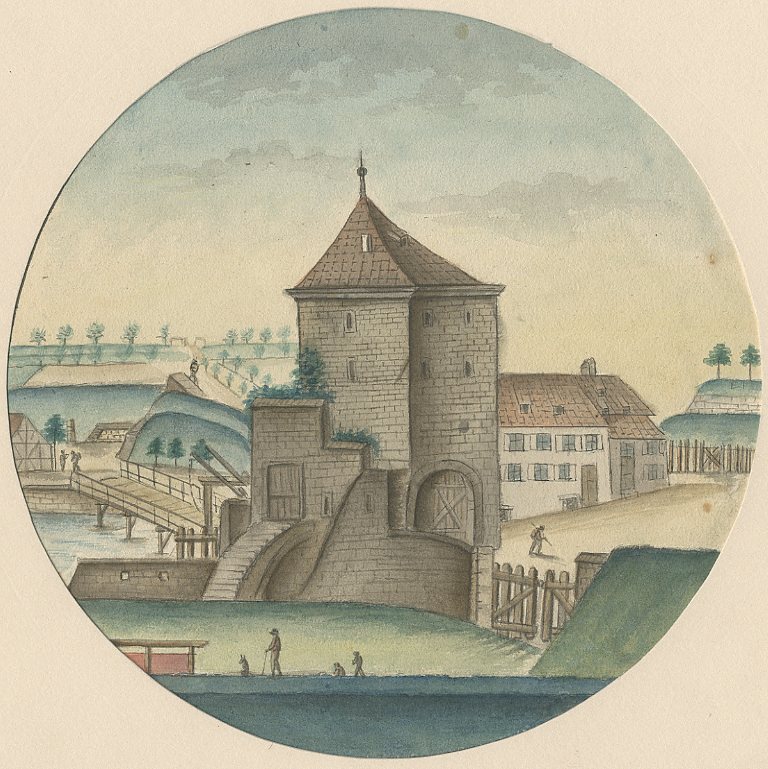 VUE DE STRASBOURG : PORTE DE L'HOPITAL_0
