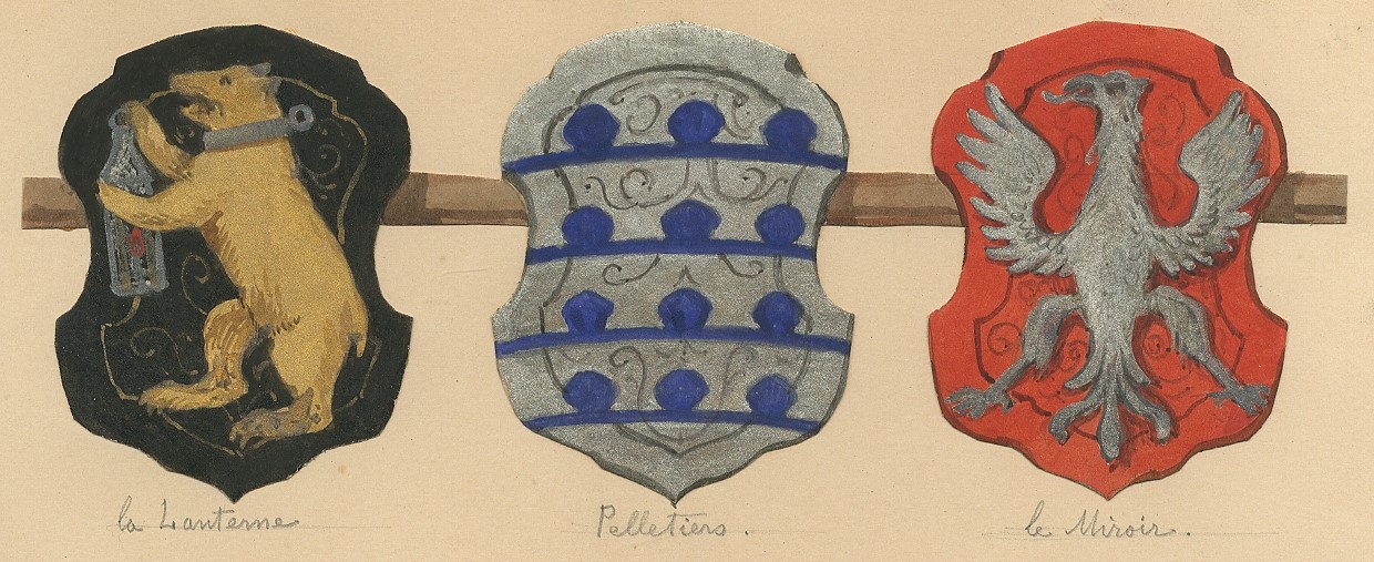 ARMOIRIES DE LA LANTERNE, DU MIROIR ET DE LA TRIBU DES PELLETIERS DE STRASBOURG_0