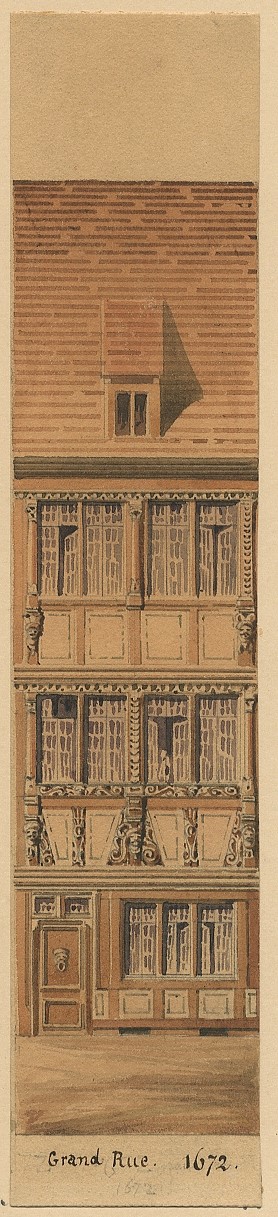 VUE DE STRASBOURG : MAISON DE LA GRAND RUE_0
