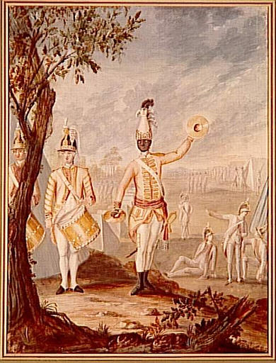 Tambour et cymbalier noir ; Le Cimbalier (autre titre)_0