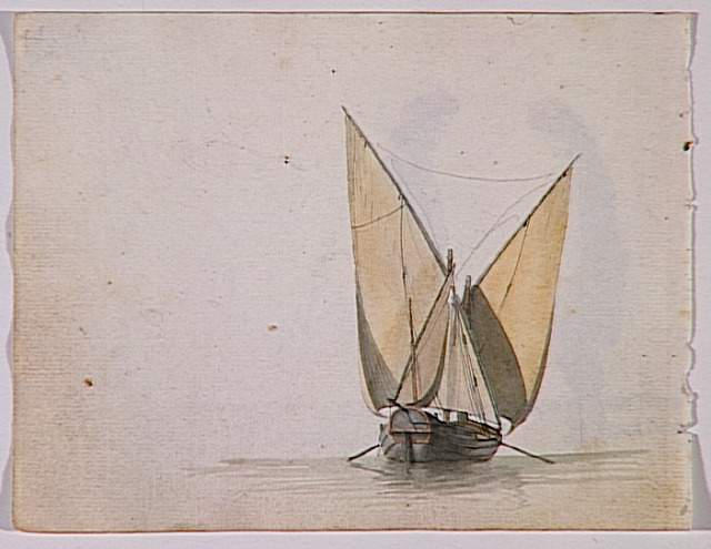 Etude d'un navire à voiles latines_0
