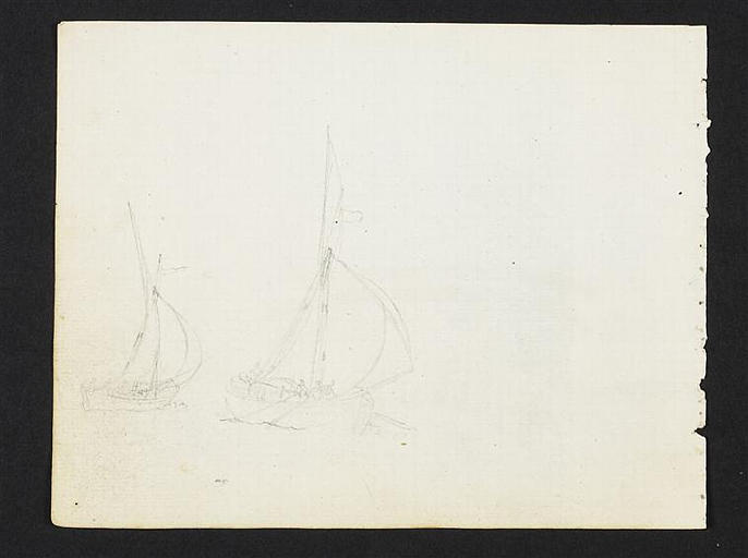 Croquis de barques à voiles latines_0