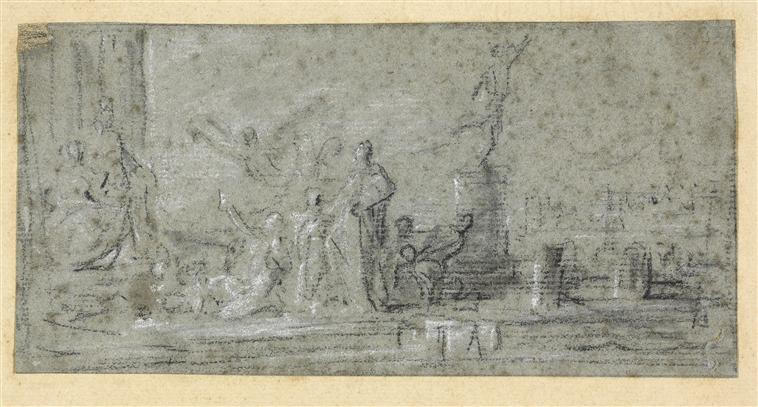 Seconde esquisse pour le tableau de la Chambre du Commerce de Rouen_0