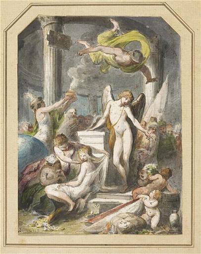 Première esquisse pour le tableau de la Chambre du Commerce de Rouen_0