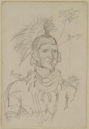 Indien d'Amérique en buste_0