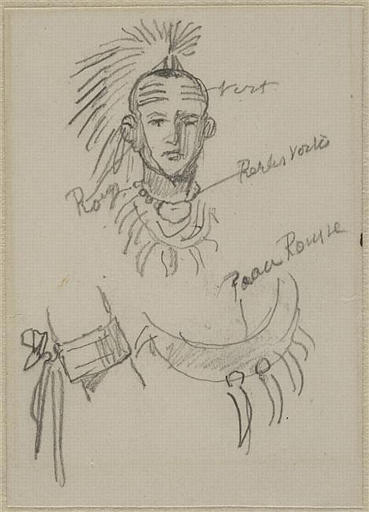Tête d'indien et collier d'indien_0