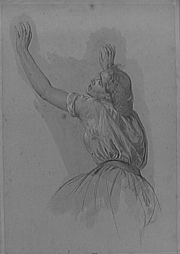 Etude de femme, Jules Emile Saintin, 3e quart 19e siècle