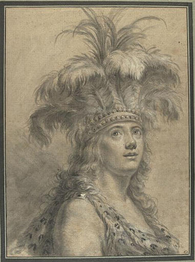 L'Amérique ou la Guimard (?) en peau-rouge dans le ballet Mirza_0
