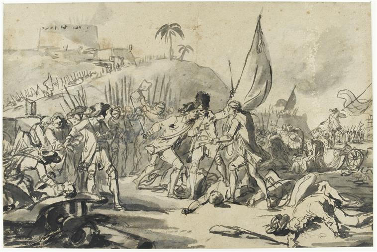 ASSAUT LORS DE LA PRISE DE LA GRENADE (4 JUILLET 1779)_0
