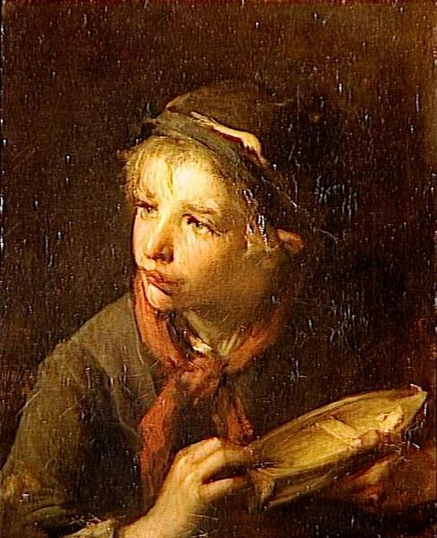 L'ENFANT DU PECHEUR, Auguste Marie Boulard, 19e siècle