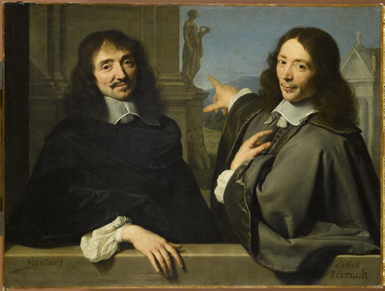 PORTRAIT DE DEUX HOMMES, DIT PORTRAIT DE FRANCOIS MANSARD ET CLAUDE PERRAULT_0