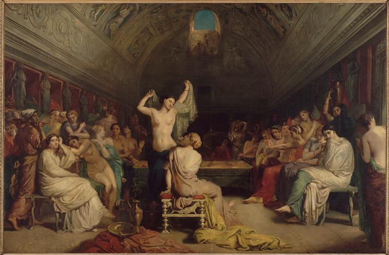 Tepidarium, salle où les femmes de Pompéi venaient se reposer et se sécher en sortant du bain_0