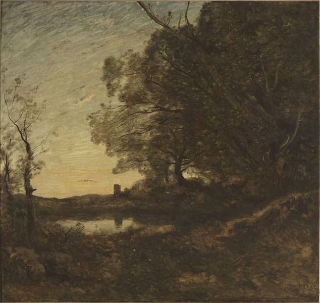 Le soir. Tour lointaine_0