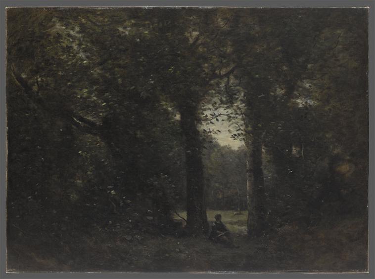 La clairière. Souvenir de Ville-d'Avray_0