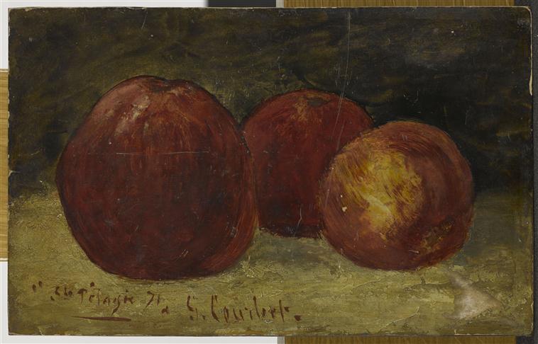 Trois pommes rouges_0
