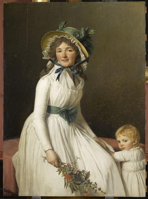 MADAME PIERRE SERIZIAT NEE EMILIE PECOUL ET UN DE SES FILS EMILE_0