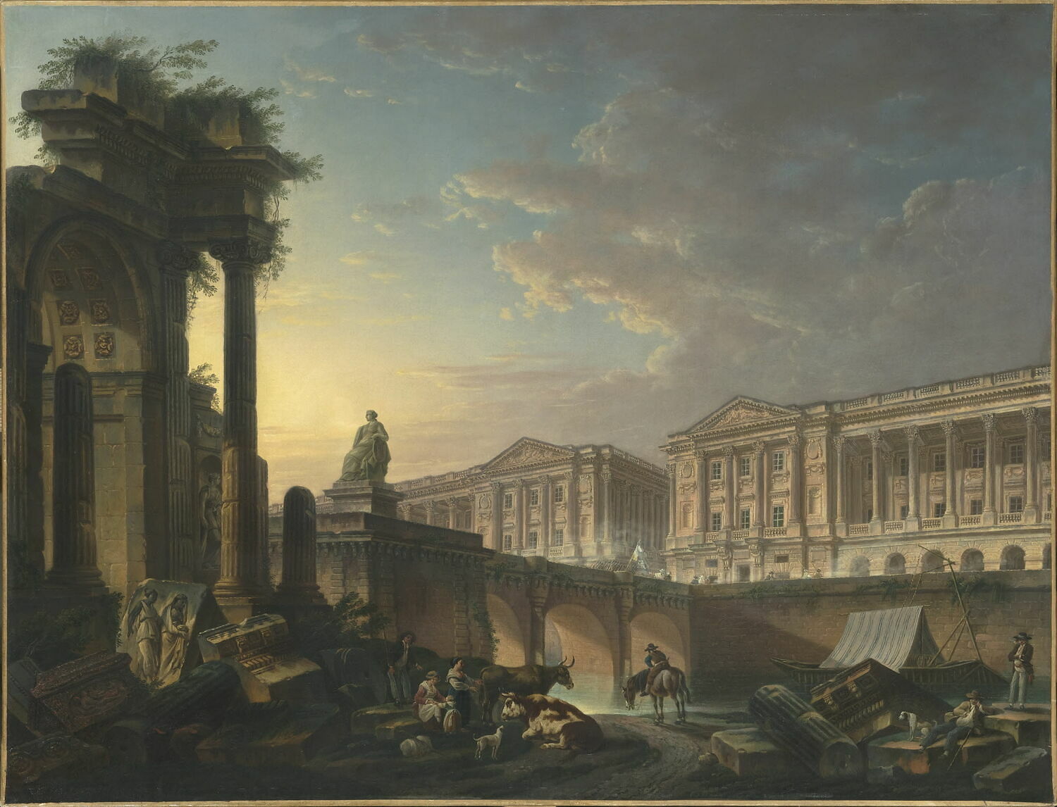 VUE DE FANTAISIE DU GARDE MEUBLE DE PARIS_0