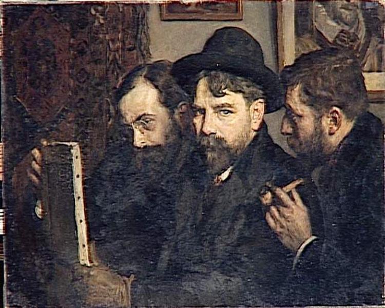 Groupe d'amis, dit aussi : Les trois amis_0