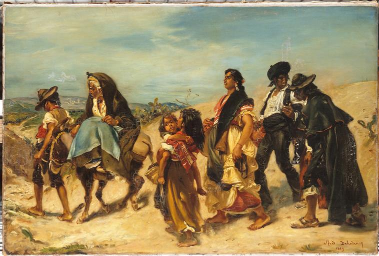 Bohémiens en marche_0