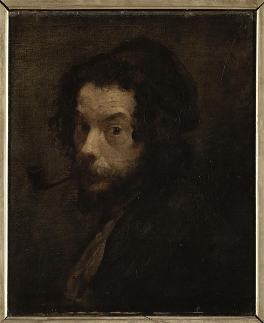 Portrait de l'artiste, dit L'homme à la pipe_0