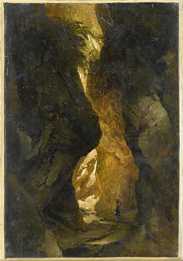 VUE D'UNE GROTTE_0