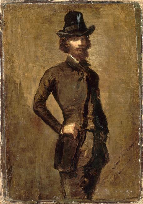 Portrait d'homme  (Théodore Rousseau ?)_0