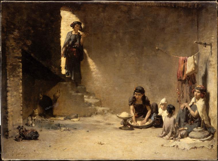 Intérieur à Bou-Saâda, dit autrefois : Scène orientale_0