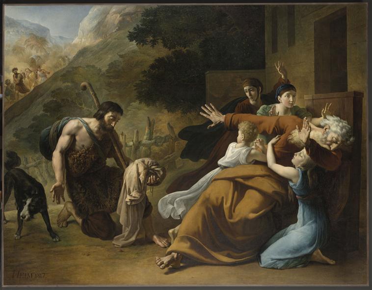 La robe ensanglantée de Joseph apportée à Jacob_0