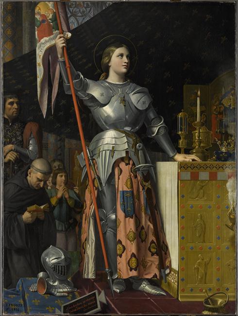 JEANNE D'ARC AU SACRE DU ROI CHARLES VII, DANS LA CATHEDRALE DE REIMS_0