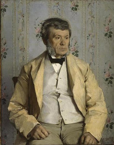 Pierre Mathey, père de l'artiste (1804-1887), Paul Mathey, 2e moitié 19e siècle
