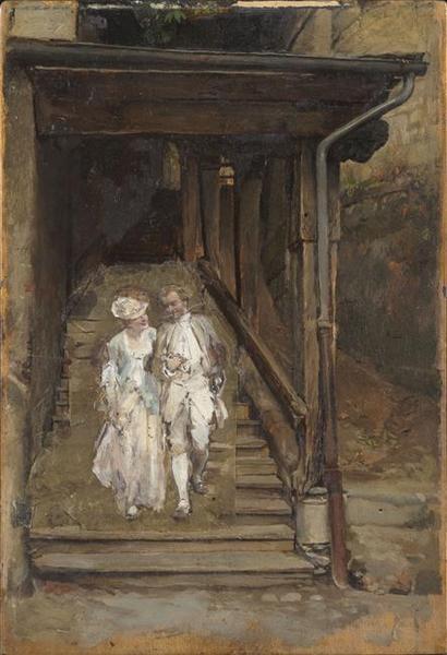 L'escalier de bois de la cathédrale de Lausanne_0
