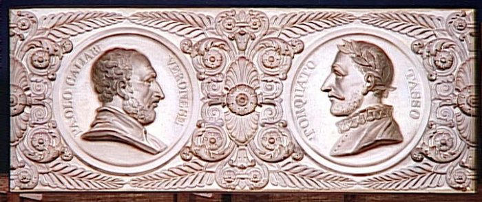 MEDAILLONS REPRESENTANT PLUSIEURS HOMMES CELEBRES DE LA RENAISSANCE_1