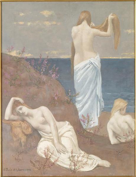 Jeunes filles au bord de la mer_0