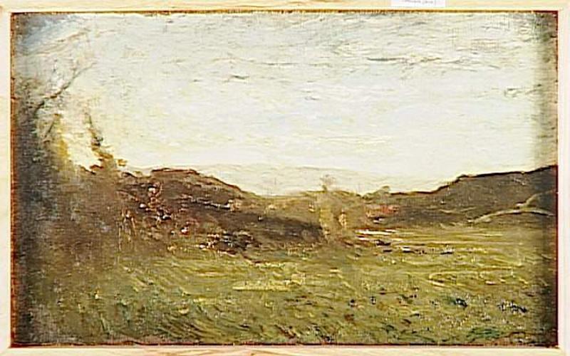 Vue d'une villa romaine ; au revers : Vue de plaine_1